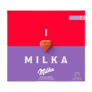 Конфеты Milka из молочного шоколада с ореховой начинкой 110 г