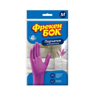 Фрекен Бок, Перчатки Фрекен Бок Суперпрочные М 1Пара, шт, ШК: 4820048480307
