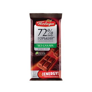 შოკ ფილა შავი 72% სტევია50გრ/4607005409058 1ც