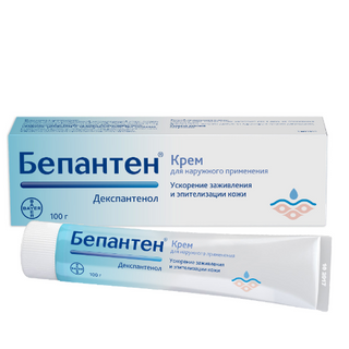 ბეპანთენი კრემი 5% 100გრ ტუბი #1  Bepanthen 5% cream 100.0