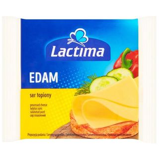 Сир Lactima Плавлений Едам Нарізаний 36,2% 130Г