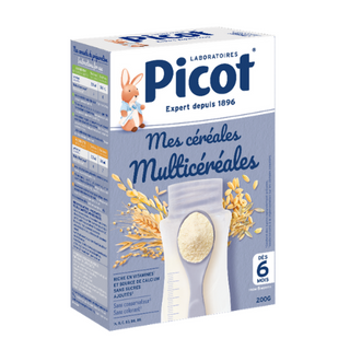 პიკო - ფაფა ურძეო მულტიმარცვალი /6თვ+/ 200გრ 7415 cereal with  Multigrain /6 months+/ 200g