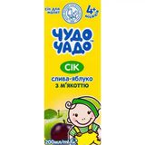 Сік Чудо-чадо яблуко та слива 200 мл