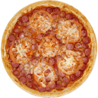 Піца з мисливськими ковбасками 500г