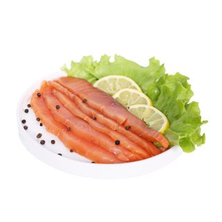 ორაგული ნაკლებმარილიანი ლიმონითა და წიწაკით /აგროჰაბი/ / 100 გრ