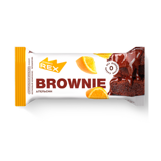 Пирожное Protein REX «брауни» апельсиновое, 50 гр.