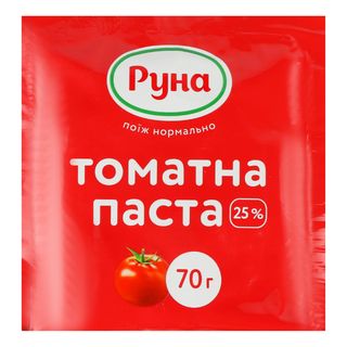 Паста томатна РУНА 25% м/у / 70г
