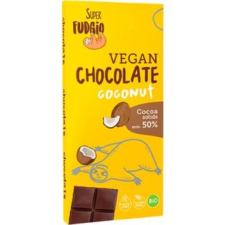 Шоколад Super Fudgio органічний на кокосовому молоці 80 г