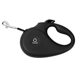 Повідець-рулетка Collar для собак чорний зі стрічкою L 50кг/5м