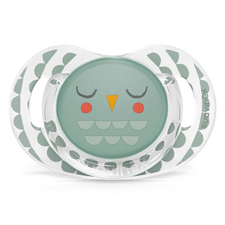 სუავინექსი - მატყუარა პრემიუმი სილიკონის ანატომიური ბუ /18თვ+/ 7982 S PREM ANAT SOOTHER S +18 FEATHER GR L3