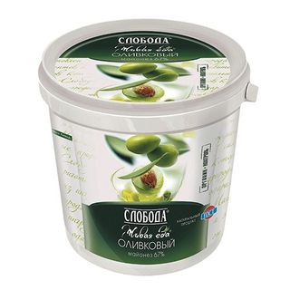 მაიონეზი "სლობოდა" ოლივკოვი (ვედრო) 800 მლ / 4600699505587