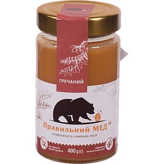 Мед Правильний мед 400 г скл. гречаний