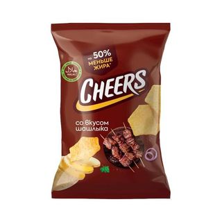 ЧИПСЫ CHEERS ЗАПЕЧЕННЫЕ СО ВКУСОМ ШАШЛЫКА 70ГР