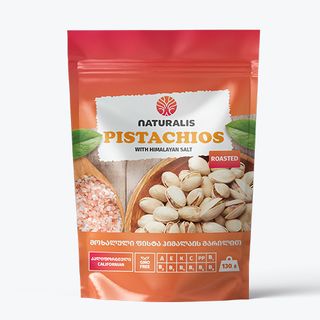 მოხალული ფისტა ჰიმალაის მარილით / 130გრ