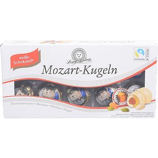 Цукерки Lambertz Моцарт 200 г в білому шок. (Німеччина)