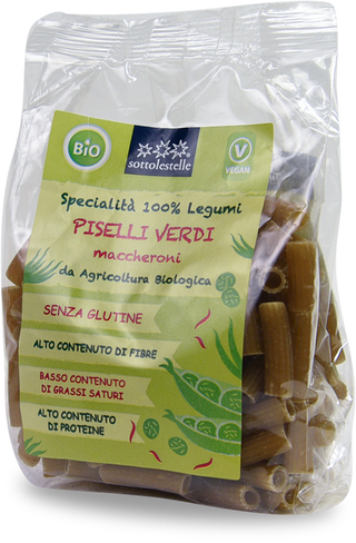 Gluten free Sedanini with green peas – Sottolestelle 250 g