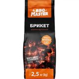 Брикет деревновугільний BBQ Master 2,5 кг