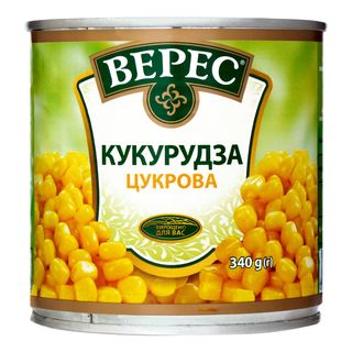 Кукурудза ВЕРЕС конс. цукрова ж/б / 340г