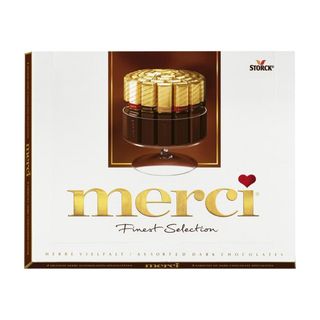Конфеты Merci ассорти из темного шоколада 250 г