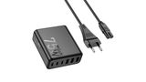 Hoco High Power 75W 6 Port Charger With Cable