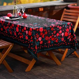 ბროწეულები - 210x140 სმ. შავი