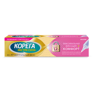 კორეგა - კრემი MAX Hold and Comfort 40 გრ 0 COREGA MAX Hold and Comfort 5817