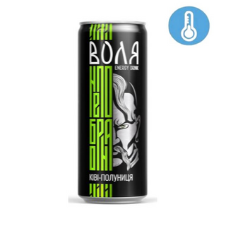 Енергетичний напій Воля Ківі Полуниця 0.33 л з/б від Моршинська
