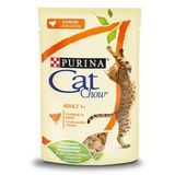 CAT CHOW ADULT k 85г З куркою і кабачками в желе