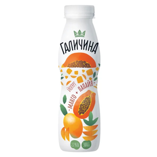 Йогурт Галичина Манго-Папайя 2,2% 300 г