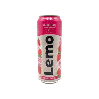 Напиток Lemo арбуз-клубника газ 0,45л