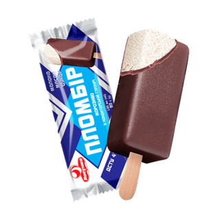 Морозиво Ласунка пломбір у глазурі 15% 80г