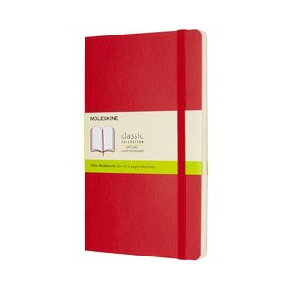 Записник Moleskine Classic Середній / Нелінований Червоний М’який