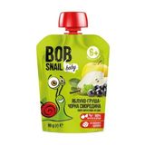 Пюре Bob Snail Яблуко-груша-чорниця 90 г