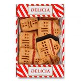Печиво 400 г Delicia Шале цукрове з глазур'ю к/уп