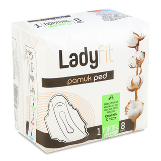 Прокладки гігієничні Ladyfit Cotton Normal №1 8шт