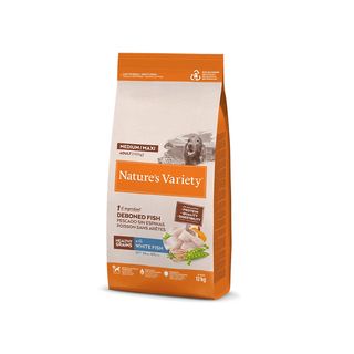 ნეიჩერს ვერაითი ძაღლი მედიუმ მაქსი Healthy Grain Fish 12 კგ