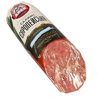 Ковбаса салямі європейська в.к Алан (за 100 г.)