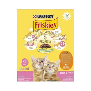 Сухий корм FRISKIES Junior для кошенят з куркою, індичкою та овочами 300 г