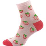 Шкарпетки жіночі Siela високі RT1312-158 Полунички 39-42 Рожеві
