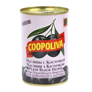 კოოპოლივა ზეთისხილი შავი მთლიანი A-300 405 მლ/8410522000037 