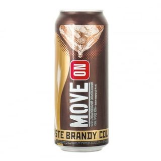 Напій 0,5л Своя лінія MOVE ON Смак Бренді Кола слабоалкогольний сильногазований