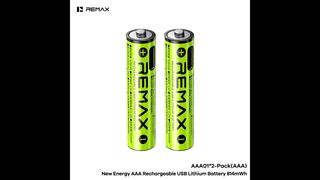 Remax type-c Rechargeable lithium battery AAA01* 2packs- 00624 