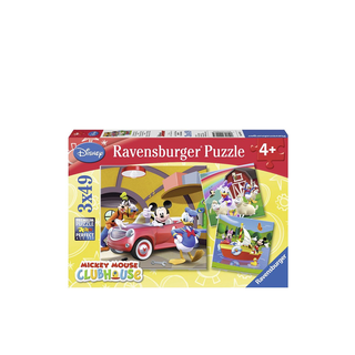 ფაზლი 3x49 ნაწილით Disney Mickey Mouse Club House Ravensburger-12608