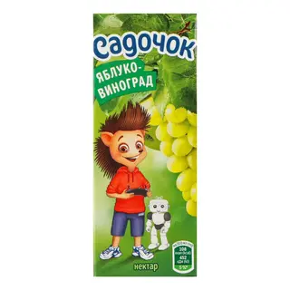 Сік САДОЧОК Виноградно-Яблучний /0,2л /27