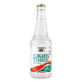 Напій слабоалкогольний «Оболонь» «Джин тонік» 0,33л