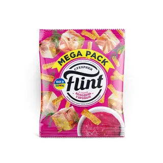 Сухарики Flint 100г Холодець із хроном