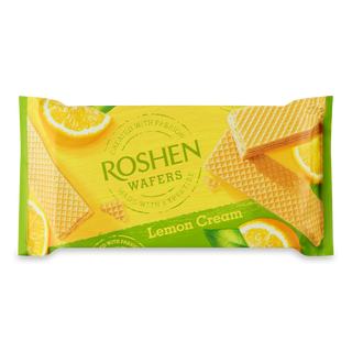 Вафлі Roshen Wafers лимон 216г