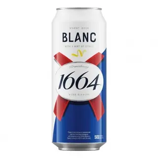 Пиво 0,5 л Kronenbourg 1664 BLANC ж/б