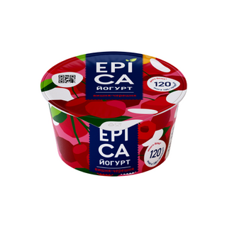 Йогурт EPICA с вишней и черешней 4,8%, 130г