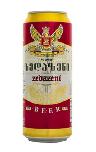 ლუდი "ზედაზენი" (ქილა) 450 მლ / 4860103353740